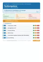 Vorschau - Arbeitsblätter - Textkompetenz Englisch 10 Mittelschule - Deckblatt