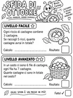 anteprima - Esercizi - Le Sfide del Bruco Curioso
Calendario Matematico dell'Anno Scolastico | Logica e Calcolo Classe 3ª-4ª DSA/BES - Pagina 3
