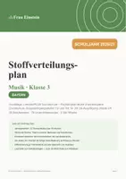 Vorschau - Stundenentwürfe - Stoffverteilungsplan Musik Klasse 3 – Bayern - Deckblatt