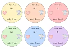 Vorschau - Mal- und Bastelvorlagen - Willkommensgeschenk nach den Ferien - Seite 3