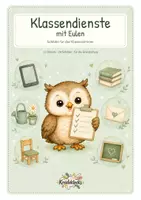 Vorschau - Präsentationen/Tafelbilder - Klassendienste Eulen - Eulenklasse - Deckblatt