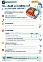 Vorschau - Stundenentwürfe - Vitamine und Mineralstoffe im Alltag – differenzierte Arbeitsblätter mit Lösungen | AV & Berufskolleg - Seite 1