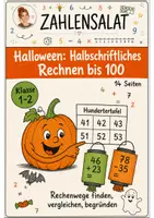 Vorschau - Stundenentwürfe - Halloween Zahlenraum 100 – Halbschriftliches Rechnen Klasse 1-3 - Deckblatt