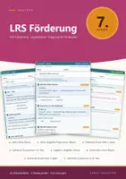 Vorschau - Arbeitsblätter - LRS Förderung Klasse 7 Legasthenie - Deckblatt