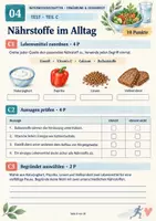 Vorschau - Test - Lernerfolgskontrolle Ernährung & Verdauung – Test mit Lösungen, 50 Punkte | AV & Berufskolleg - Seite 3
