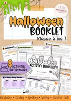 Vorschau - Unterrichtsreihen - Halloween Englisch | Activity Booklet differenziert | Reading, Speaking & Writing | Klasse 6–7 - Deckblatt