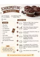 Vorschau - Arbeitsblätter - Rezept Schokomuffins - Deckblatt