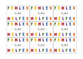 Vorschau - Fördermaterial/Inklusion - Merkplakat: Fehler sind Helfer - Seite 3