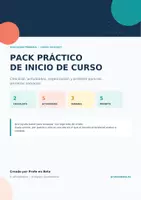 Vista previa - Para docentes: organización, planificación y formación - Pack práctico de inicio de curso 2026-2027 - Portada