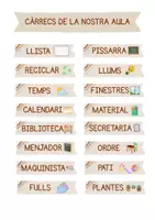 Vista previa - Decoración del aula - Referents d'aula per imprimir - página 1