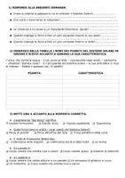 anteprima - Esercizi - VERIFICA SU SISTEMA SOLARE E MOTI CELESTI - Pagina di copertina
