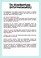 Voorbeeld - Het hart- en bloedsomloopsystem - Antomie - Biologie - Pagina 3