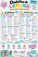 Vista previa - Fichas informativas / Documentos de lectura - 2 chuletitas de lengua para primaria - Portada