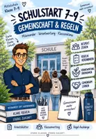 Vorschau - Arbeitsblätter - Schulstart 7–9 | Klassenregeln & Miteinander – Arbeitsblätter & Aushänge - Deckblatt