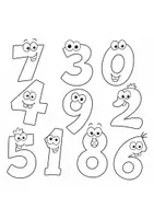 Vorschau - Mal- und Bastelvorlagen - Mathematikheft & Zahlenheft – 5 Designs zum Ausmalen - Seite 3