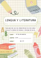 Vista previa - Unidades / Secuencias / Situaciones de Aprendizaje - Repaso y eval. inicial 4º pr. Lengua - Portada