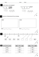 Vorschau - Test - Mathearbeit Klasse 3 - Deckblatt