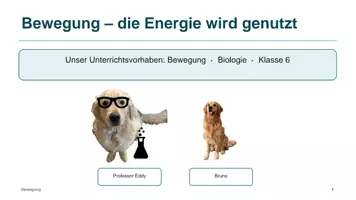 Vorschau - Unterrichtsreihen - Unterrichtsreihe: Bewegung und Muskeln - Deckblatt