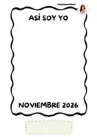 Vista previa - Hojas de trabajo - Así soy yo: secuencia para curso 26-27 - página 2
