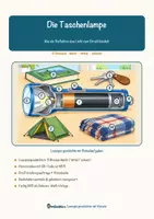Vorschau - Mal- und Bastelvorlagen - Die Taschenlampe – Lesespurgeschichte mit Rätselaufgaben (Klasse 8) - Seite 1