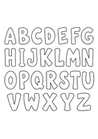 Vorschau - Mal- und Bastelvorlagen - Deutschheft & Buchstabenheft – 6 Designs zum Ausmalen - Seite 3