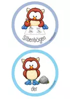 Vorschau - Merkblätter - Artikel, Silbenbögen, Silbenkönige Tafelmaterial - Seite 3