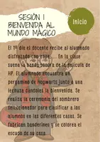 Vista previa - Unidades / Secuencias / Situaciones de Aprendizaje - Bienvenida curso HP (3ºpr) - Portada