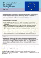 Vorschau - Stundenentwürfe - EU Test Vier Freiheiten – Schengenraum WiPo 9/10 - Seite 1