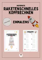 Vorschau - Unterrichtsreihen - Raketenschnelles Kopfrechnen - Einmaleins - Deckblatt
