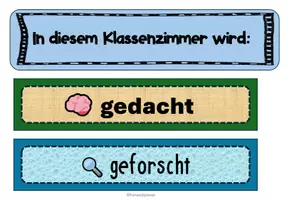 Vorschau - Mal- und Bastelvorlagen - Classroommanagement - Klassentürgestaltung - Seite 1