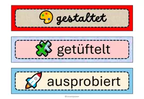 Vorschau - Mal- und Bastelvorlagen - Classroommanagement - Klassentürgestaltung - Seite 3
