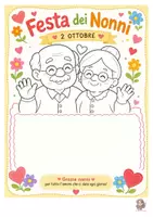 anteprima - Materiale di supporto/inclusione - Festa dei Nonni – 2 ottobre Schede didattiche e biglietto - Pagina 1