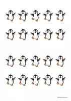 Vorschau - Arbeitsblätter - Pinguine finden ihr Iglu – Mengen spielerisch zuordnen (ZR 10) - Seite 3