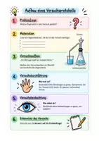 Vorschau - Arbeitsblätter - Versuchsprotokoll - Anleitung & Vorlage - Deckblatt