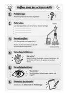 Vorschau - Arbeitsblätter - Versuchsprotokoll - Anleitung & Vorlage - Seite 1