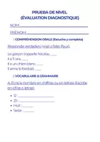 Vista previa - Unidades / Secuencias / Situaciones de Aprendizaje - Repaso y Eval.inicial 6º Francés - página 3