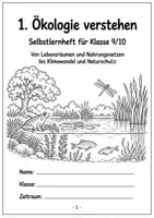 Vorschau - Arbeitsblätter - Ökologie verstehen – Selbstlernheft Klasse 9/10 mit Lösungen | Ökosysteme, Nahrungsnetze & Naturschutz - Seite 1