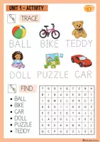 Vista previa - Unidades / Secuencias / Situaciones de Aprendizaje - Grammar 1 (Unit 1: Toys) Letra NO ligada - página 3