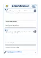 Vorschau - Arbeitsblätter - Elektrische Schaltungen / Schaltpläne zeichnen - Arbeitsblatt - Seite 1