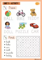 Vista previa - Unidades / Secuencias / Situaciones de Aprendizaje - Grammar 1 (Unit 1: Toys) Letra Ligada - página 3