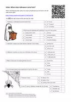 Vorschau - Arbeitsblätter - Video: Halloween - Where does Halloween come from? - Deckblatt