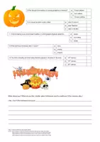 Vorschau - Arbeitsblätter - Video: Halloween - Where does Halloween come from? - Seite 1