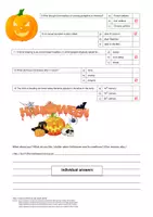 Vorschau - Arbeitsblätter - Video: Halloween - Where does Halloween come from? - Seite 3