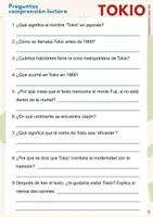 Vista previa - Hojas de trabajo - Texto comprensión lectora 3º- 4º primaria - página 1