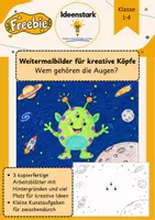 Vorschau - Mal- und Bastelvorlagen - Kunst Klasse 1-2, Kunst Klasse 3-4, Weitermalbilder - Deckblatt