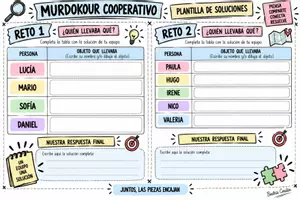 Vista previa - Juegos / Gamificación - Murdokour Cooperativo | Retos de lógica y cooperación para 6.º de Primaria - página 1