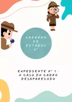 Vista previa - Unidades / Secuencias / Situaciones de Aprendizaje - 1_ 4º CADERNO DITADOS DETECTIVES 1º trimestre - Portada