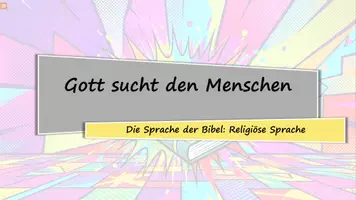 Vorschau - Stundenentwürfe - Drucklos unterrichten: Gott sucht den Menschen - Sprache der Bibel - Seite 3