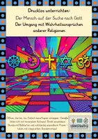 Vorschau - Stundenentwürfe - Drucklos unterrichten: Gott sucht den Menschen - Umgang mit Wahrheitsansprüchen - Deckblatt
