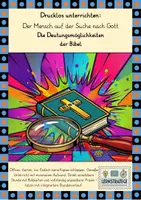 Vorschau - Stundenentwürfe - Drucklos unterrichten: Gott sucht den Menschen - Auslegungsarten der Bibel - Deckblatt